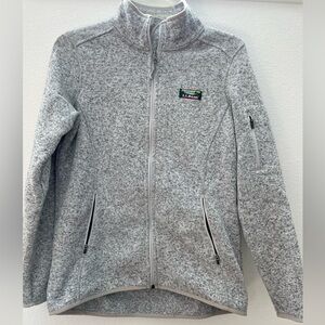 LL Bean Fleece Jacket Full Zip (Small, Pewter)